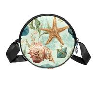 Borsa a tracolla con bussola alata da donna, piccola borsa a tracolla con tracolla regolabile, borsa a tracolla con borsa a tracolla da donna, per viaggi e shopping, Multi 15 , 7x1.8 in