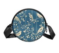 Borsa a tracolla con bussola alata da donna, piccola borsa a tracolla con tracolla regolabile, borsa a tracolla con borsa a tracolla da donna, per viaggi e shopping, Multi 18 , 7x1.8 in