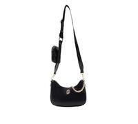 Borsa a tracolla con catena Black