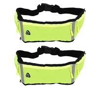 Borsa a tracolla, con Cintura Regolabile e Scomparti Separati, per Trasportare Oggetti durante le Passeggiate, Attività all'aperto, Materiale Non Tessuto e Nylon, Set da 2 Pezzi (fruta verde)