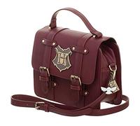 Borsa a tracolla con ciondoli di Harry Potter Hogwarts, Bordeaux, Taglia unica
