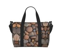 Borsa a tracolla con ciottoli in spiaggia, borsa casual da viaggio, adatta per lavoro, viaggi, fitness, turismo, borsa da donna con cerniera