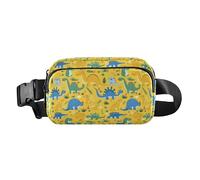 Borsa a tracolla con design con stivali occidentali, stile bohémien, per donne e uomini, per viaggi, palestra, lavoro, Paradiso dei dinosaur, 1 Size