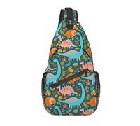 Borsa a tracolla con dinosauro divertente Zaino Dino per l'esterno