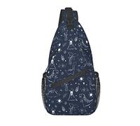 Borsa a tracolla con dinosauro divertente Zaino Dino per l'esterno