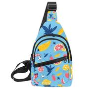 Borsa a tracolla con diversi tipi di pane allo zenzero, zaino a tracolla da viaggio, escursionismo, borsa a tracolla per borse da donna e uomo, Multicolore 16, 11.8x7x1.5in/30x18x4cm