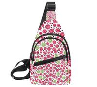 Borsa a tracolla con diversi tipi di pane allo zenzero, zaino a tracolla da viaggio, escursionismo, borsa a tracolla per borse da donna e uomo, Multicolore 10., 11.8x7x1.5in/30x18x4cm
