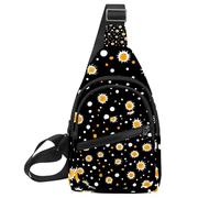 Borsa a tracolla con diversi tipi di pane allo zenzero, zaino a tracolla da viaggio, escursionismo, borsa a tracolla per borse da donna e uomo, Multicolore 04, 11.8x7x1.5in/30x18x4cm