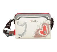 Anekke Tracolla doppio scomparto anima - pratico e funzionale | scomparti indipendenti e tasca posteriore | Dimensioni: 24 x 16 x 8 cm - Accessori donna, Vari