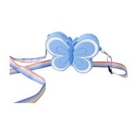 Borsa a tracolla con farfalla per bambini borsa in silicone per studenti borsa a tracolla carina borsa da donna borsa termica per il pranzo borsa per bambini, A, Taglia unica