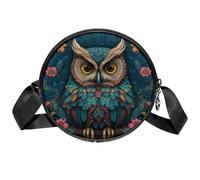 Borsa a tracolla con farfalla rossa pallida con cerniera e tracolla regolabile per donne e ragazze, Colore188, 7x1.8 in