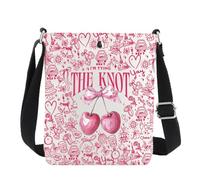Borsa a tracolla con fiocco rosa per addio al nubilato, regalo per addio al nubilato, regalo per addio al nubilato, regalo per addio al nubilato, borsa a tracolla per feste di Bach, Sono Cb1, 111