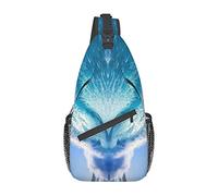 Borsa a tracolla con fragola con personaggio dei cartoni animati dell'oceano, borsa a tracolla con imbracatura per uomo e donna, utilizzata per il tempo libero e i viaggi