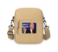 Borsa a tracolla con immagine ridicola americana grande interessante borsa per telefono cellulare borsa a tracolla mini borsa a tracolla