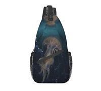 Borsa a tracolla con incandescente da donna per l'esterno