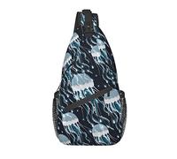 Borsa a tracolla con incandescente da donna per l'esterno