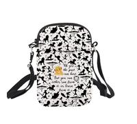 Borsa a tracolla con leone dei cartoni animati Oh Yes The Past Can Hurt But The Way i See It con personaggi dei cartoni animati