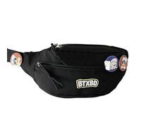 Borsa a tracolla con lettera per donne e ragazze, graziosa borsa a tracolla con cinturino regolabile piccolo petto marsupio alla moda per donne tracolla cintura carina ragazze bella vita, E, Bellezza