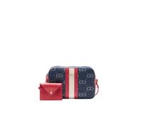 Borsa a tracolla con logo Liu Jo, blue denim - Tabella Colori: Blu