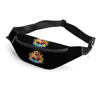 Borsa a tracolla con motivo a simpatico animaletto con capibara, per corsa e allenamento