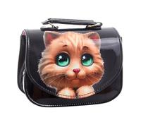 Borsa a tracolla con motivo di gattino