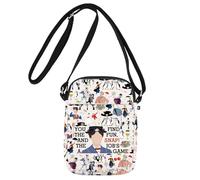 Borsa a tracolla con ombrello e pinguino, idea regalo con scritta "You Find The Fun And Snap The Job's a Game", E Snap! CB1, 111