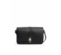 Borsa a tracolla con patta Nero TU