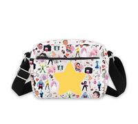 Borsa a tracolla con personaggi dei cartoni animati dell'universo Steven serie TV regalo gemme di cristallo borsa messenger fan dei cartoni animati regalo anime, Universo Star Hb Cb Uk2, INCHES