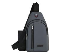 Borsa a tracolla con portabottiglie per uomo e donna zaino per bambini animali (grigio, taglia unica)