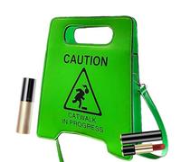 Borsa a tracolla con scritta "Caution Warning Stop Sign", borsa a tracolla alla per donne e ragazze, Verde, Refer to description
