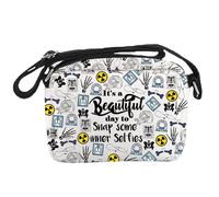 Borsa a tracolla con scritta in lingua inglese "It's a Beautiful Day to Snap Some Inner SelfiesBag", regalo per radiologi