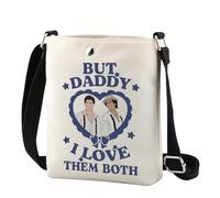 Borsa a tracolla con scritta "Salvatore Brothers But Daddy I Love Them", idea regalo per i fan della TV, Entrambi i fratelli Cr Regno Unito, 0