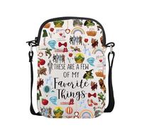 Borsa a tracolla con scritta "These are a few of my favorite things" (lingua italiana non garantita), Preferito No Place Cb Uk, 0
