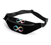 Borsa a tracolla con simbolo dell'infinito, per corsa e allenamento