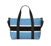 Borsa a tracolla con stampa bandiera del Botswana, comoda, leggera e impermeabile, adatta per viaggi e uso quotidiano.