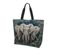 Borsa a tracolla con stampa cielo notturno - Borse tote da donna, accessori per shopping e viaggi, perfetta per la vita quotidiana e altro ancora, Elefanti Arte, Taglia unica