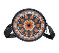 Borsa a tracolla con stampa di maiali e fiori rosa con cerniera e tracolla regolabile per donne e ragazze, Colore326, 7x1.8 in