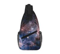Borsa a tracolla con stampa galassia della Via Lattea dell'universo resistente all'acqua