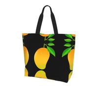 Borsa a tracolla con stampa mango, adatta per viaggi, yoga, spiaggia, pendolari, shopping, regalo per uomini e donne