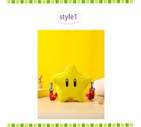Borsa a tracolla con stelle Super Mario, stile cartone animato giapponese Super Mario, con grandi occhi da ragazza, stella a cinque punte carina, borsa a tracolla adorabile, borsa da donna, borsa a tr