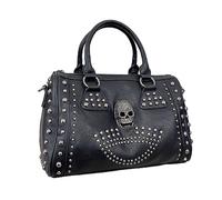Borsa a tracolla con teschio punk borsa a tracolla casual moda PU borsa rivetto borse per ragazze adolescenti borsa versatile