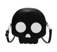 Borsa a tracolla con testa di teschio, Borsa a tracolla con scheletro - a regolabile gotica, a con teschio chic, borse a alla moda con per madre, fidanzat