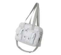 Borsa A Tracolla Coreana A Capacità Con Bottoni Multitasche Con Regolabile Per La Quotidiana Degli Studenti Pendolari