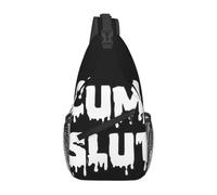 Borsa a tracolla Cum Slut Chest Bag, borsa da viaggio, escursionismo, unisex