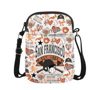 Borsa a tracolla da baseball Regalo per gli amanti del baseball Baseball Team Coach Apprezzamento Merch, San Cr Eu, 5.91 Inches ×8.27 Inches