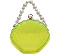 Borsa a tracolla da donna a forma di conchiglia femminile catena a tracolla trasparente acrilico messaggeri borsa coreana borsa a tracolla trasparente in acrilico borsa a tracolla borsa in perle