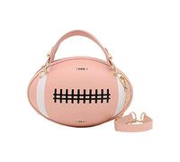 Borsa a tracolla da donna a forma di rugby Donne Del Giornale Borsa a tracolla Borsa a tracolla Borsa a tracolla per ragazze Novità Divertente Uomini (D, Taglia unica)