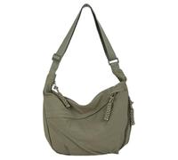 Borsa a tracolla da donna a mezzaluna, grande capacità, borsa a tracolla leggera, Verde, 370.00x220.00x80.00mm