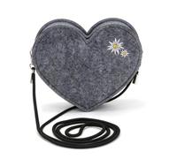 Borsa a tracolla da donna, A, stella alpina grigia