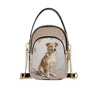 Borsa a tracolla da donna a ultrasuoni, trapuntata, impermeabile, color | Cinghia staccabile resistente della catena dell'oro dello strappo del poliestere per il viaggio & lo shopping